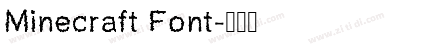 Minecraft Font字体转换